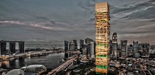 Results of the Competition Bamboo Skyscraper - SINGAPORE