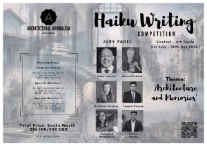New-Competitions.jpg New-Competitions.jpg Architectural Haiku Writing Contest, 4th Cycle: Architecture and Memories